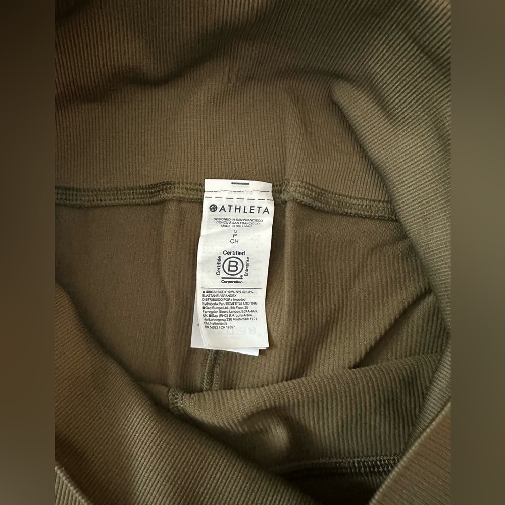 Athleta Aurora Seamless Tight in Acacia Olive Size Small - Picture 11 of 12